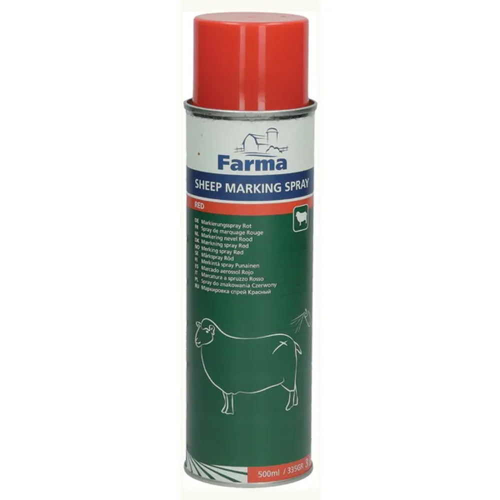 Spray de marcare pentru oi, rosu