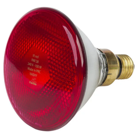Lampa calorica 100W PAR rosu