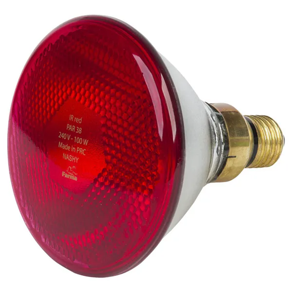 Lampa calorica 100W PAR rosu