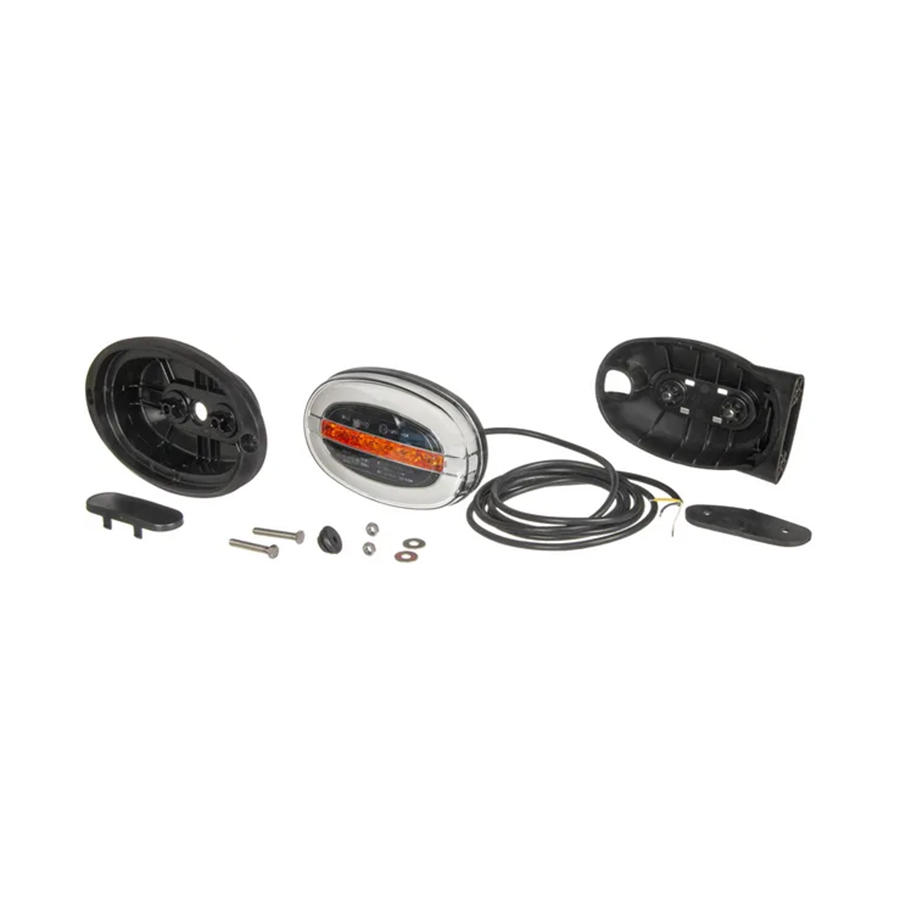 Lampă multifuncțională față dreptunghiulară dinamic LED 12-24V LA80036