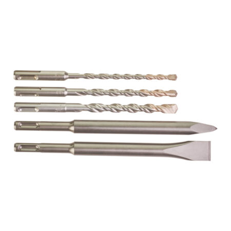 SET 5 BURGHIE SDS PLUS M2, spit si dalta MILWAUKEE